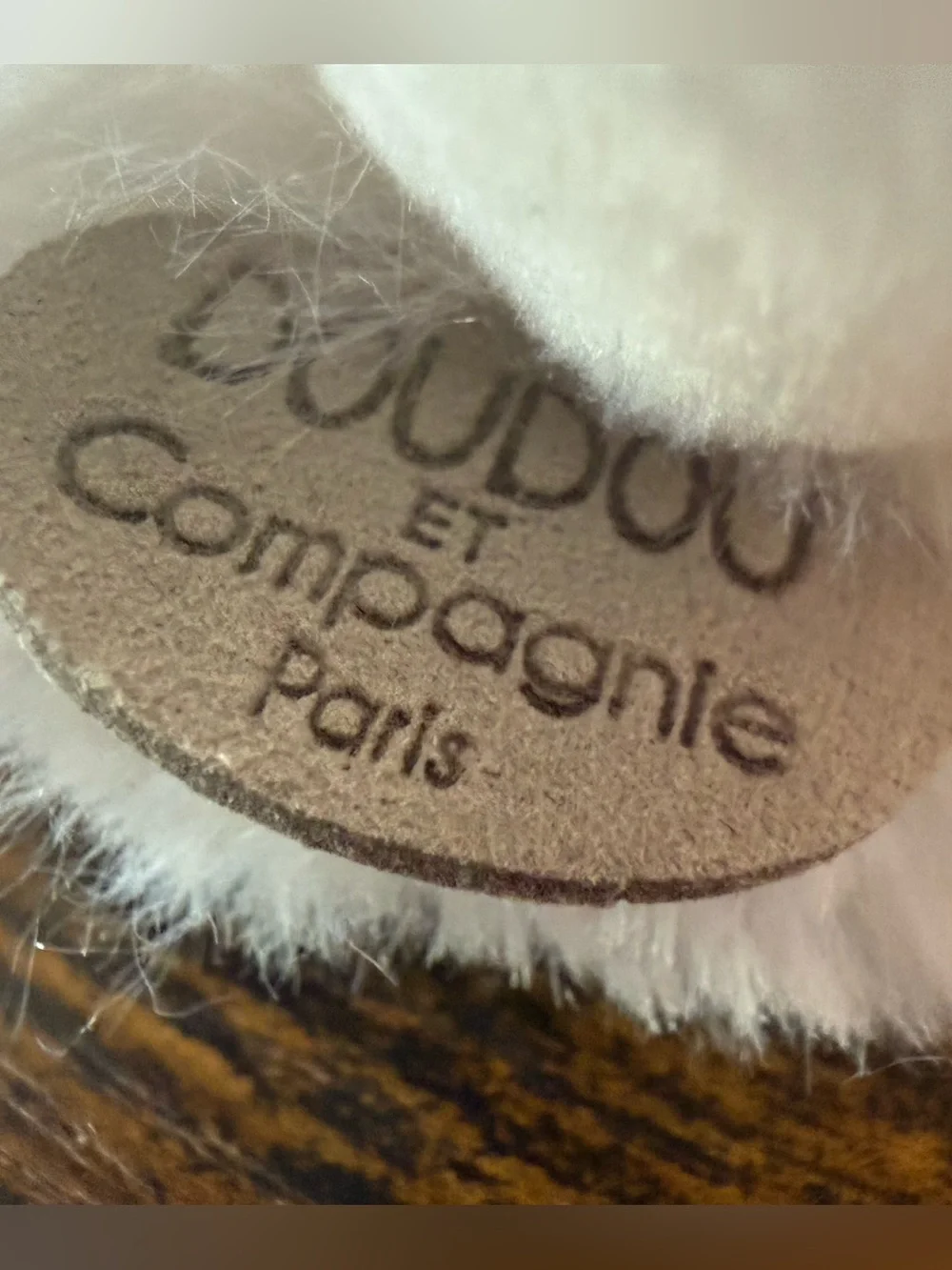 Doudou et Compagnie Paris Plush Rattle Baby Lamb Botties 0-6 Mo Baby Gift~New